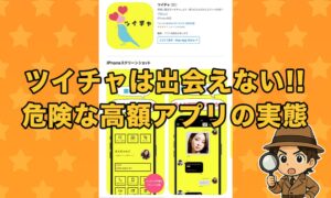 ツイチャは出会えない危険アプリ？口コミ評判と独自評価